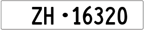 Truck License Plate